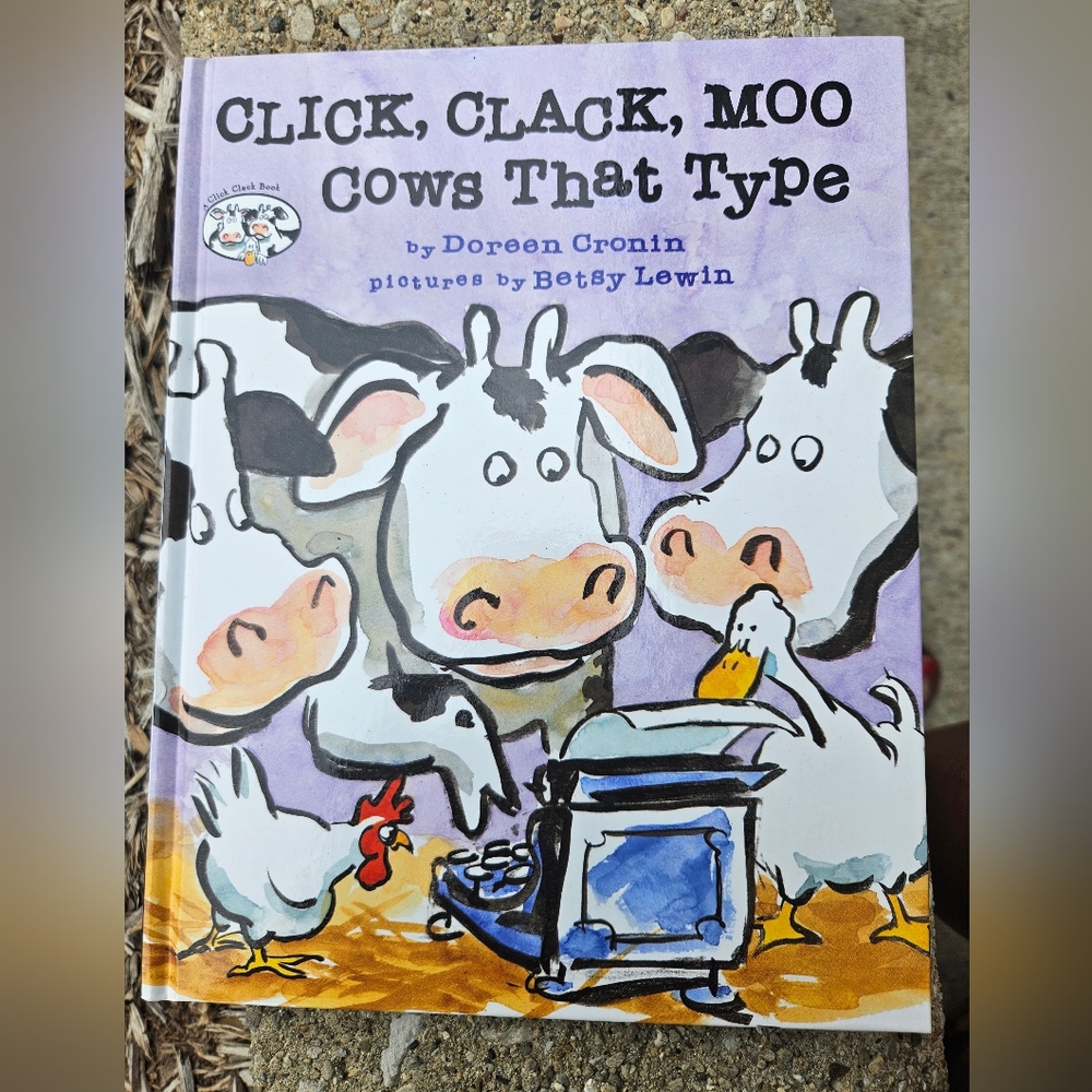 NEW Click Clack Moo Cows That Type Hardcover